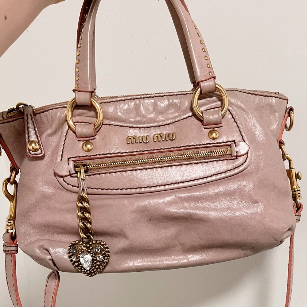 Crystal Heart Miu Miu Bag